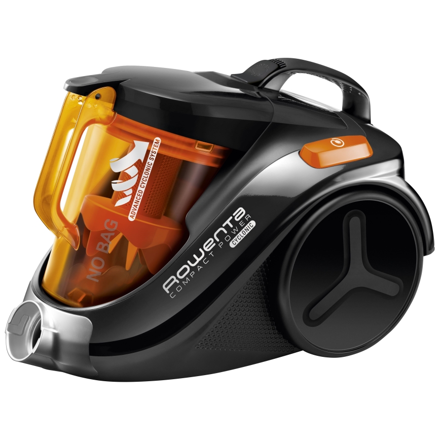 Rowenta - Staubsauger ohne Beutel COMPACT POWER 1,5l 750W/230V schwarz/orange