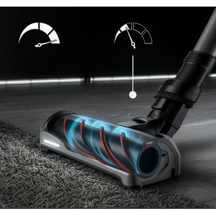 Rowenta - Stielstaubsauger mit Wischmopp X-FORCE FLEX ANIMAL AQUA AUTO 3in1 480W/32,4V 2500 mAh blau