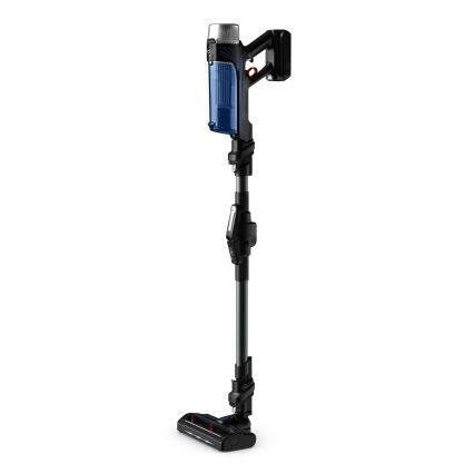 Rowenta - Stielstaubsauger mit Wischmopp X-FORCE FLEX ANIMAL AQUA AUTO 4in1 250W/25,2V 2500 mAh schwarz/blau
