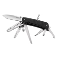 Ruike RULD51 - Multifunktionales Taschenmesser TREKKER 11,4 cm / 17 Funktionen schwarz