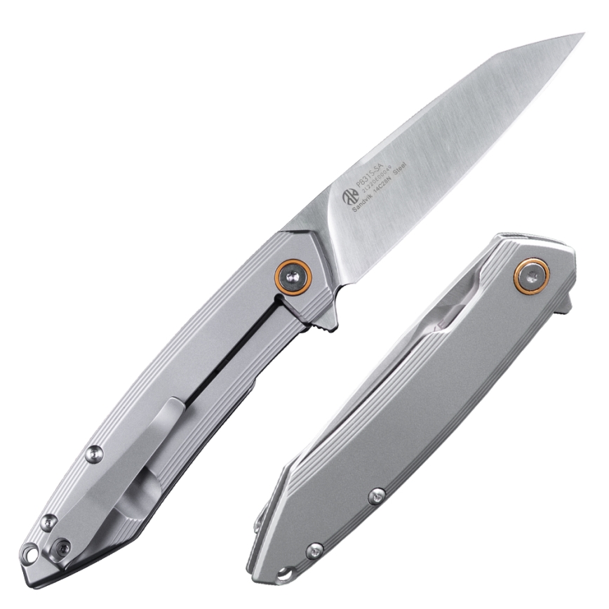 Ruike RUP831SSA - Folding compact Messer 19,5 cm silbern