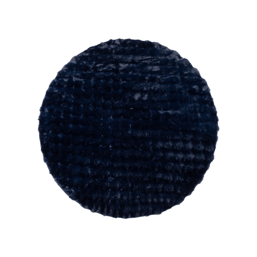 Runder Teppich RABBIT BUBBLE 160 cm blau