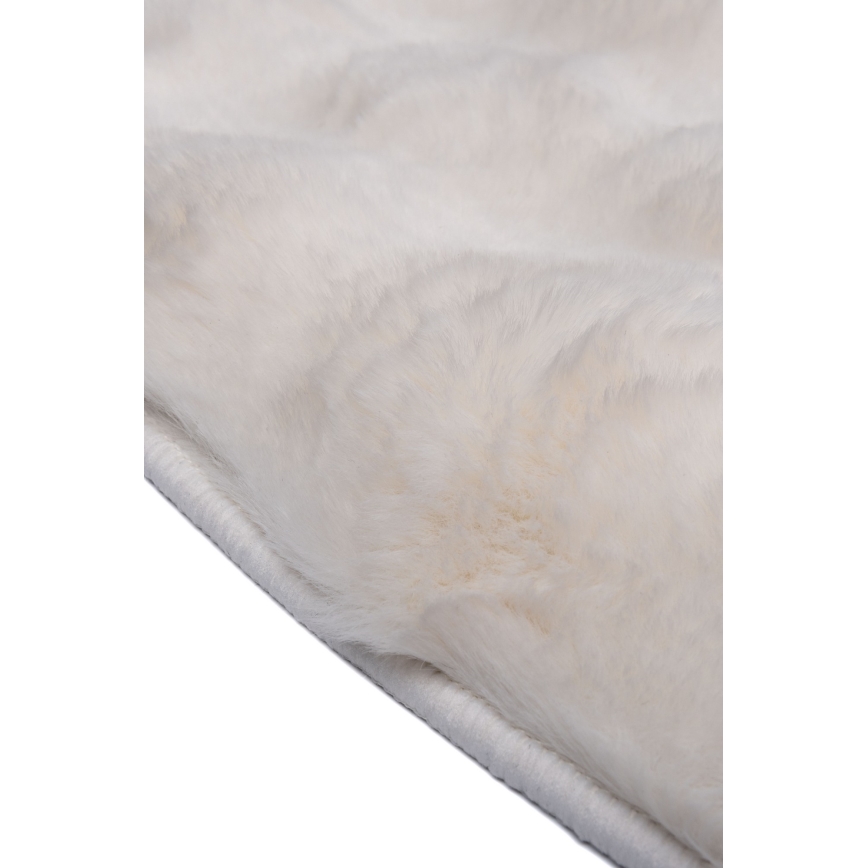 Runder Teppich RABBIT BUBBLE 160 cm, cremefarben