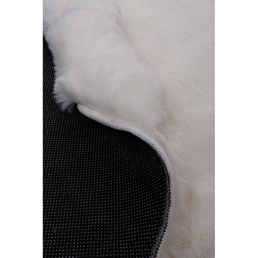 Runder Teppich RABBIT BUBBLE 160 cm, cremefarben