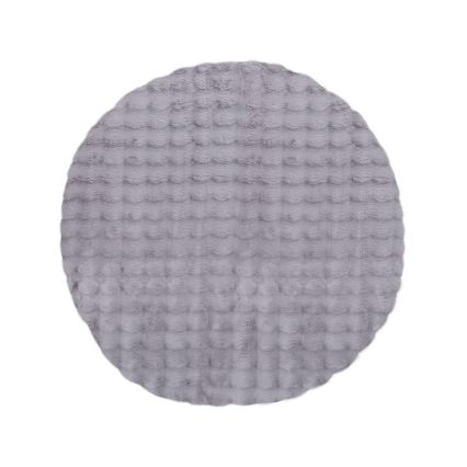 Runder Teppich RABBIT BUBBLE 160 cm grau