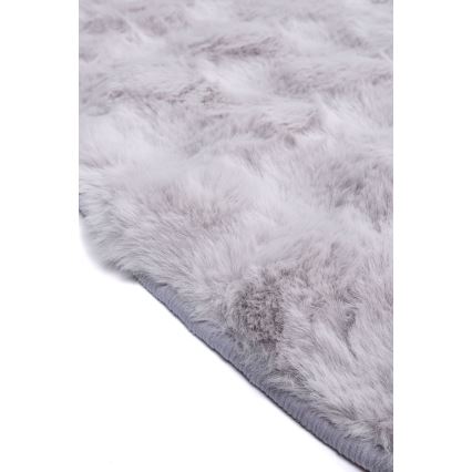 Runder Teppich RABBIT BUBBLE 160 cm grau