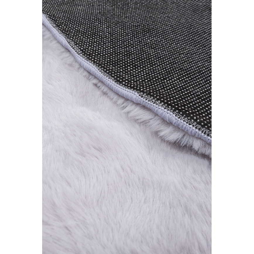 Runder Teppich RABBIT BUBBLE 160 cm grau