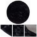Runder Teppich RABBIT BUBBLE 160 cm schwarz