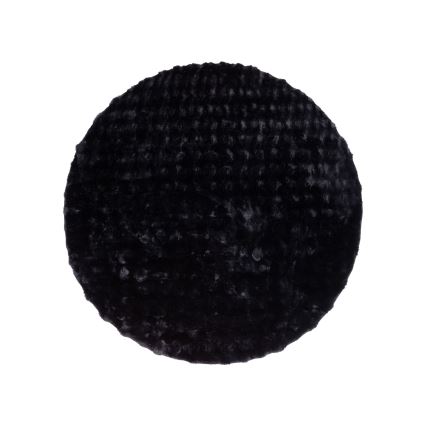 Runder Teppich RABBIT BUBBLE 160 cm schwarz