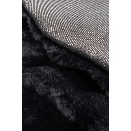Runder Teppich RABBIT BUBBLE 160 cm schwarz