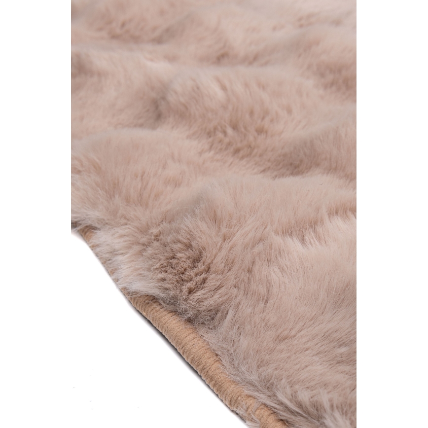 Runder Teppich RABBIT BUBBLE, Ø 160 cm, Beige