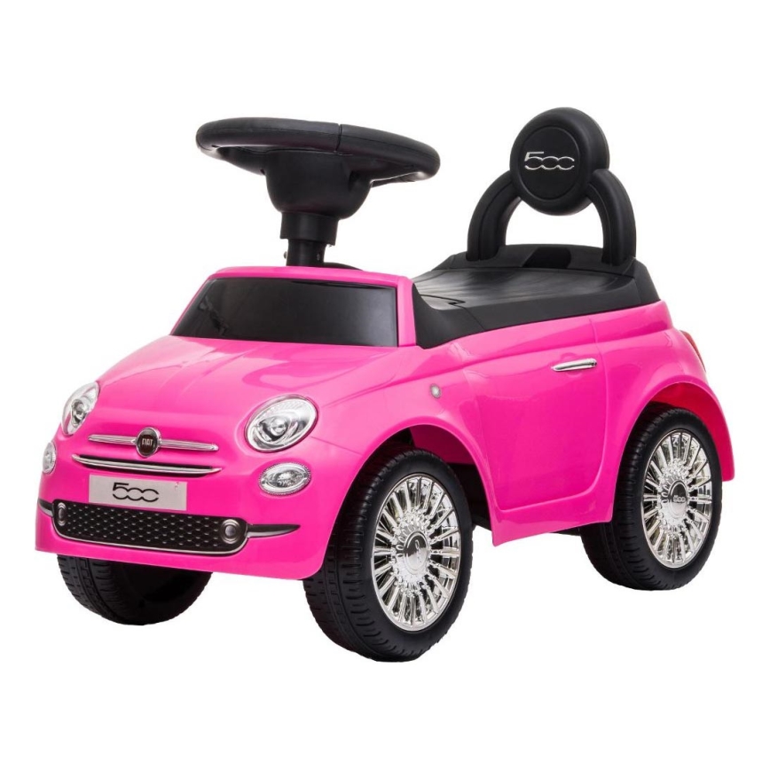 Rutschauto Fiat 500 2xAA rosa
