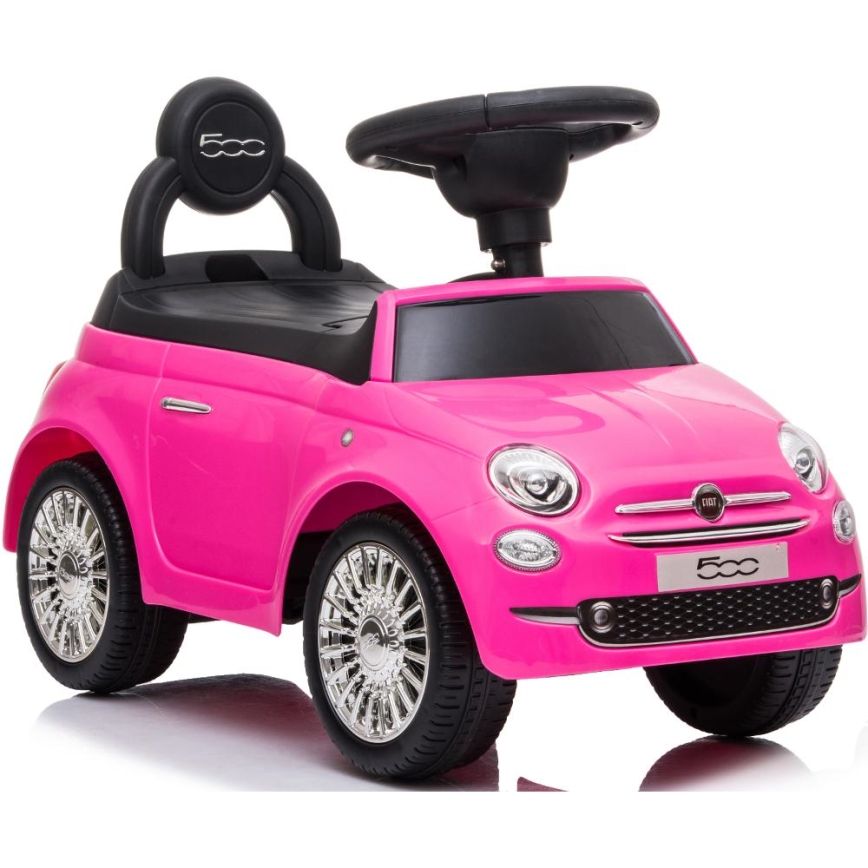 Rutschauto Fiat 500 2xAA rosa