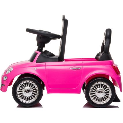 Rutschauto Fiat 500 2xAA rosa