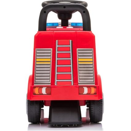 Rutschauto Mercedes Feuerwehrauto 2xAA rot