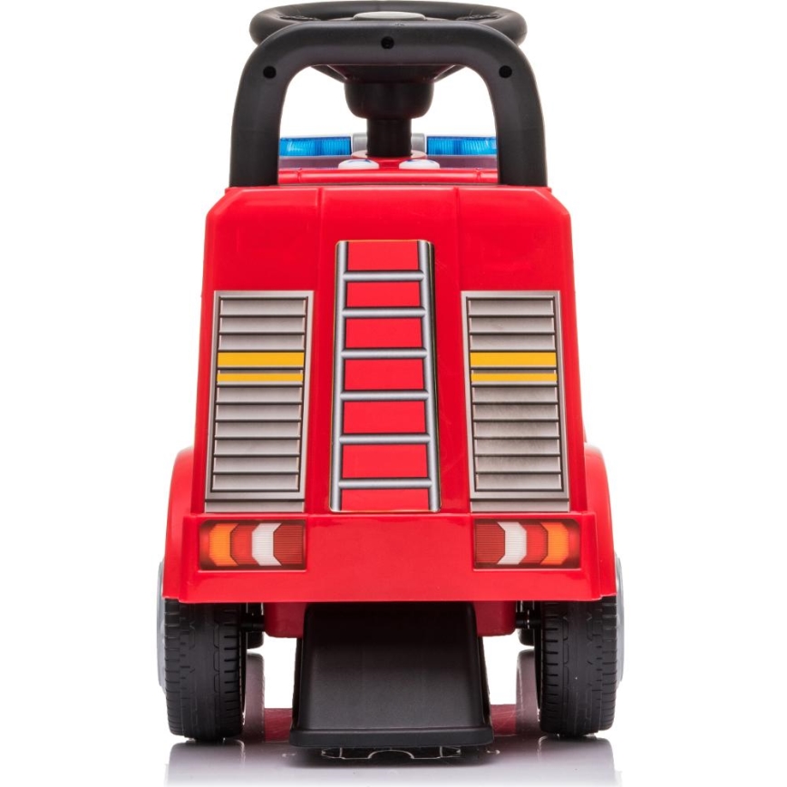 Rutschauto Mercedes Feuerwehrauto 2xAA rot