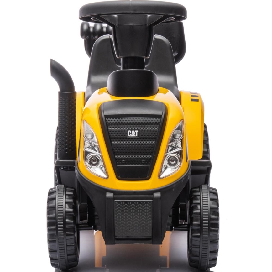 Rutschauto Traktor CAT 2xAA gelb/schwarz