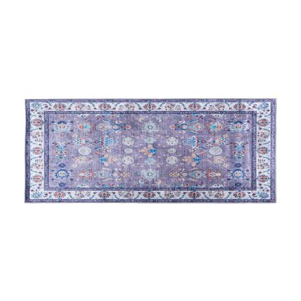 Rutschfester Orientteppich PRINT SHINE 70x140 cm blau