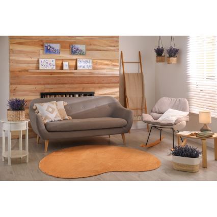 Rutschfester Teppich LOREN 120x170 cm, orange