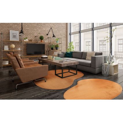 Rutschfester Teppich LOREN 120x170 cm, orange