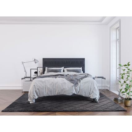 Rutschfester Teppich MODENA NEW 120x160 cm anthrazit