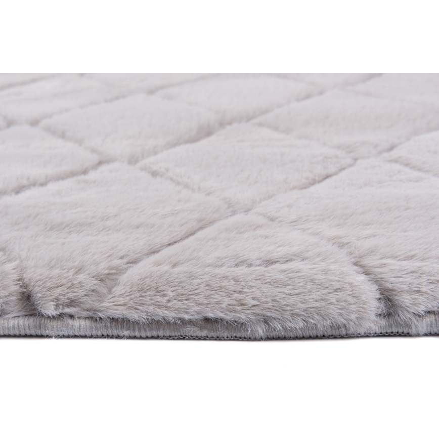 Rutschfester Teppich MODENA NEW 60x100 cm, hellgrau