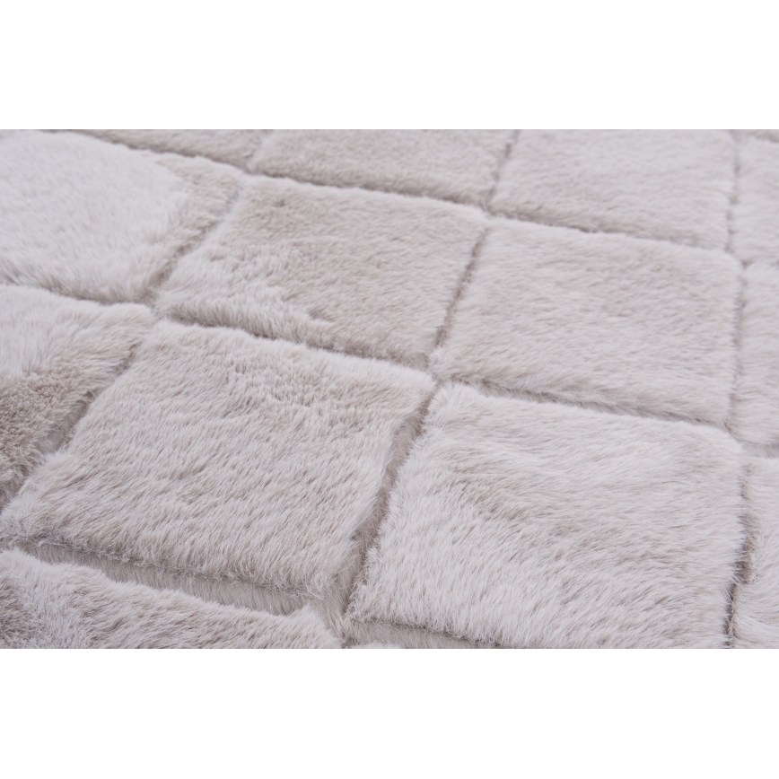 Rutschfester Teppich MODENA NEW 60x100 cm, hellgrau