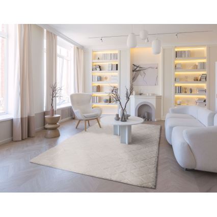 Rutschfester Teppich MODENA NEW 80x140 cm cremefarben