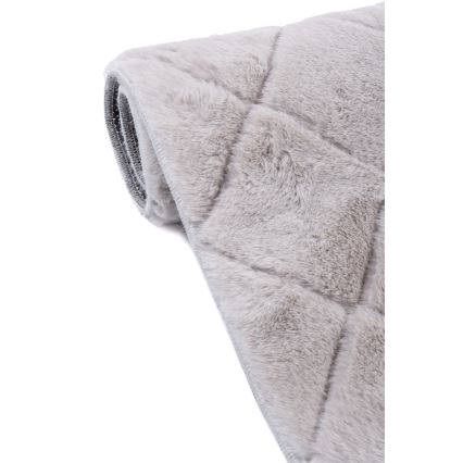 Rutschfester Teppich MODENA NEW 80x140 cm hellgrau