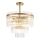 SABRINA Deckenleuchte mit Stange, 7xE14/40W/230V, Gold