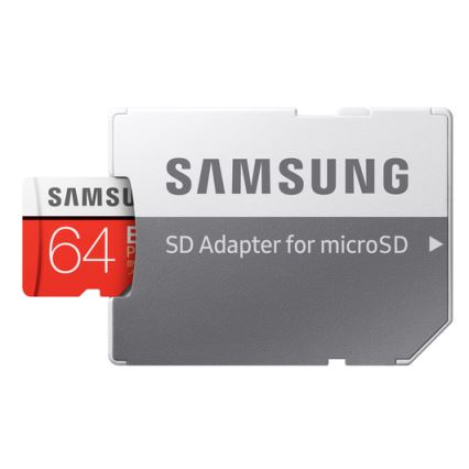 Samsung - MicroSDXC 64GB EVO+ U1 100MB/s + SD-Adapter