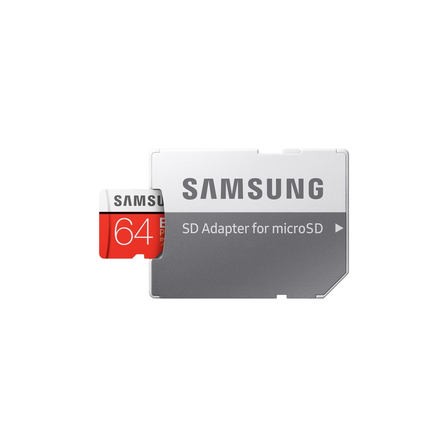 Samsung - MicroSDXC 64GB EVO+ U1 100MB/s + SD-Adapter