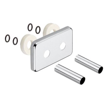 Sapho - Abdeckrosette für Anschluss-Set, glänzender Chrom