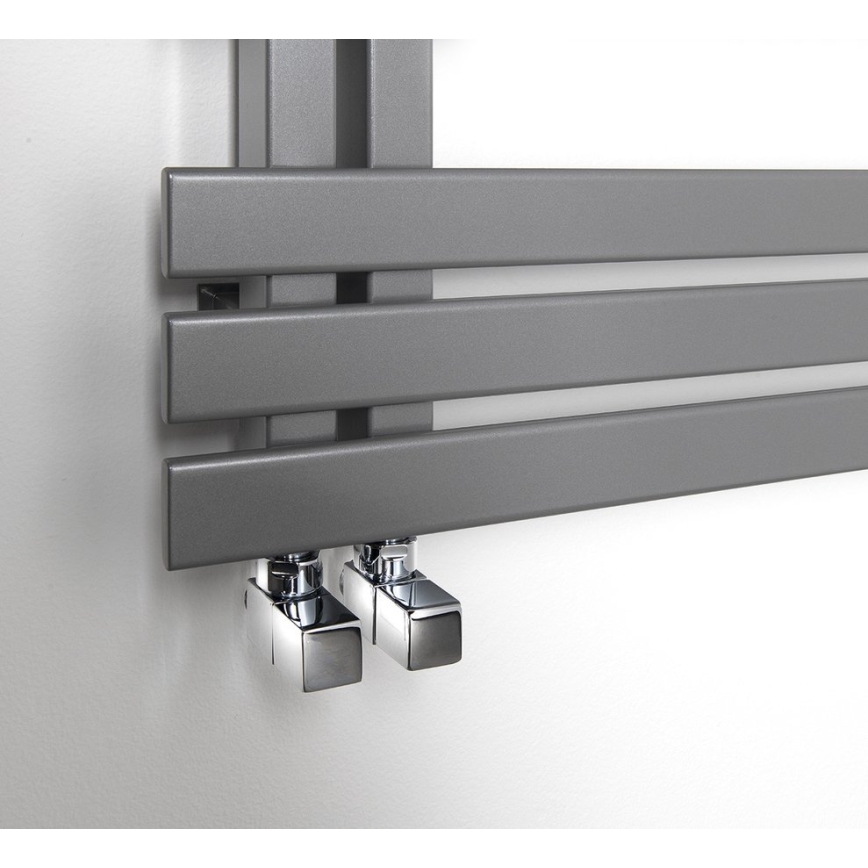 Sapho - Anschlusssatz für Eckventile CUBE, 2 Stück, Hochglanz-Chrom