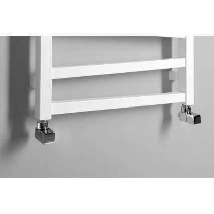 Sapho - Anschlusssatz für Eckventile CUBE, 2 Stück, Hochglanz-Chrom