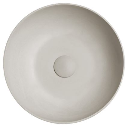 Sapho - Aufsatzwaschbecken FORMIGO Ø 39 cm, Beton/Sand