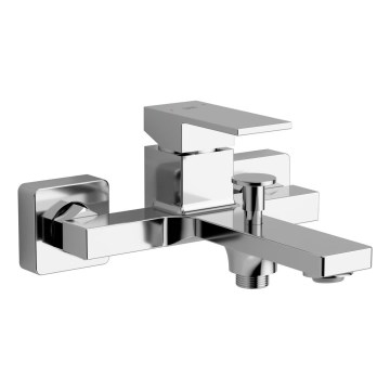 Sapho - Badewannenarmatur CUBEMIX glänzendes Chrom