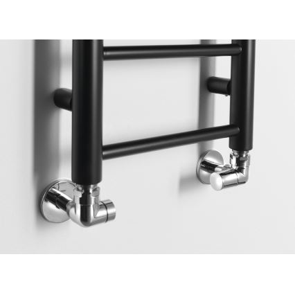 Sapho - Badheizkörper DINA 138x30 cm matt schwarz