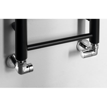 Sapho - Badheizkörper DINA, 335 W, 30 x 174 cm, matt schwarz