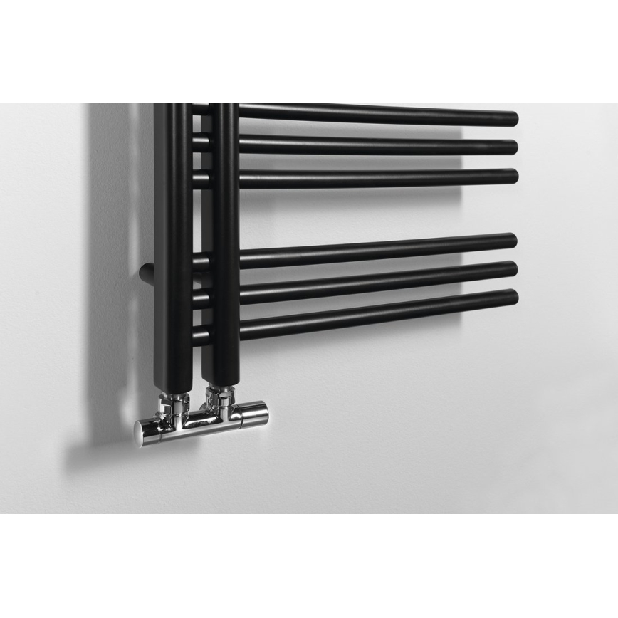 Sapho - Badheizkörper DORLION 400W/230V 50x120 cm matt schwarz