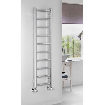 Sapho - Badheizkörper METRO LIGHT 211W/230V 30x114 cm glänzender Chrom