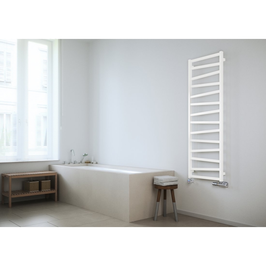 Sapho - Badheizkörper ZIG 157x50 cm weiß