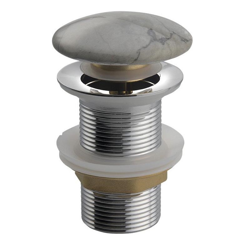 Sapho - Click-Clack-Waschbeckenablauf DALMA Ø 6,7 cm, grau