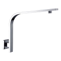 Sapho - Duscharm eckig 33 cm glänzendes Chrom