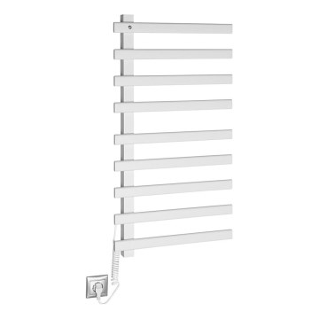 Sapho - Elektrischer Handtuchheizkörper ELCOR 128 W 92 x 48 cm mattweiß