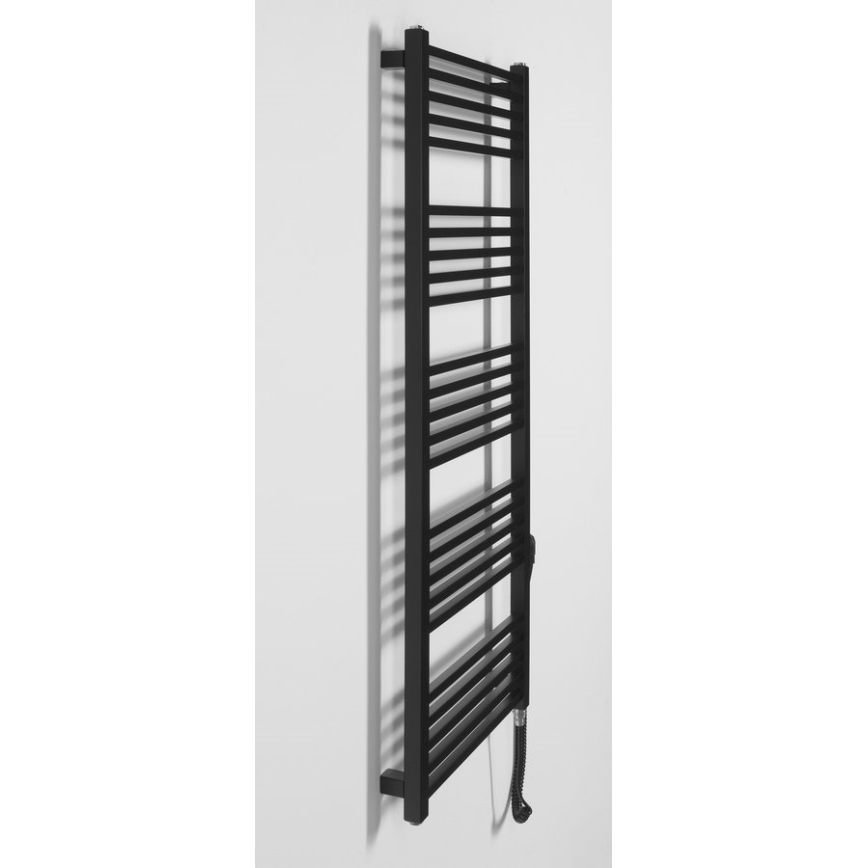 Sapho - Elektrischer Handtuchheizkörper METRO-E 500W 134x50 cm matt schwarz