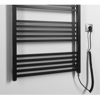 Sapho - Elektrischer Handtuchheizkörper METRO-E 800W 162x60 cm matt schwarz