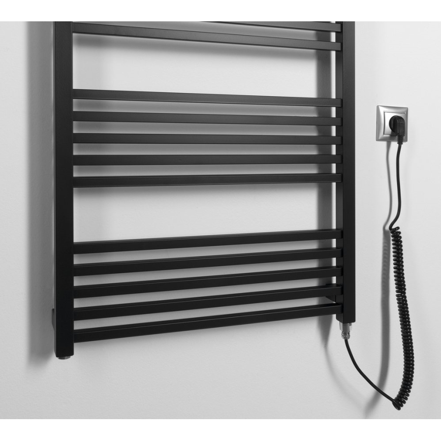 Sapho - Elektrischer Handtuchheizkörper METRO-E 800W 162x60 cm matt schwarz