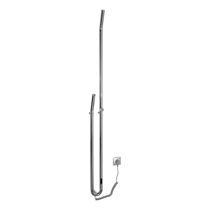 Sapho - Elektrischer Handtuchheizkörper mit Timer DUOPASSO 45W/230V 170 cm glänzendes Chrom