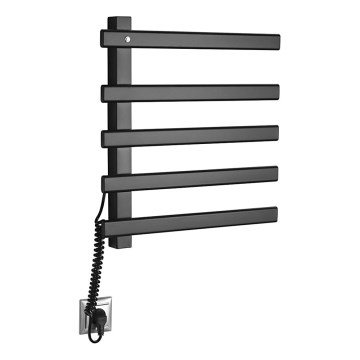 Sapho - Elektrischer Handtuchwärmer ELCOR 63W 48x52 cm matt schwarz